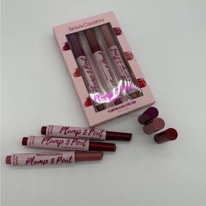 Beauty Creations Plumping Gloss Trio - Mauve and Berry plumping gloss stick